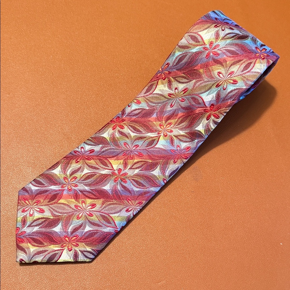 Multicolor Floral Tie